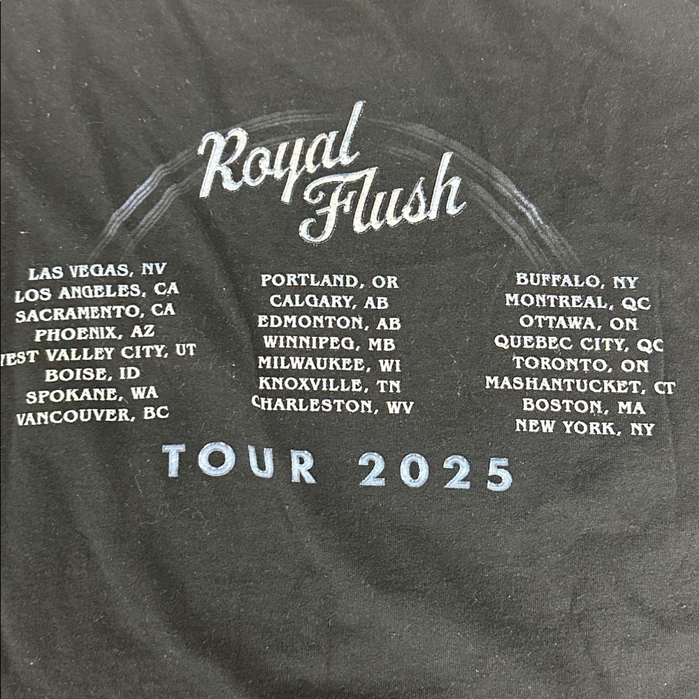 Heart Graphic Rock Concert Men's T-Shirt - Size XL - Picture 5 of 7